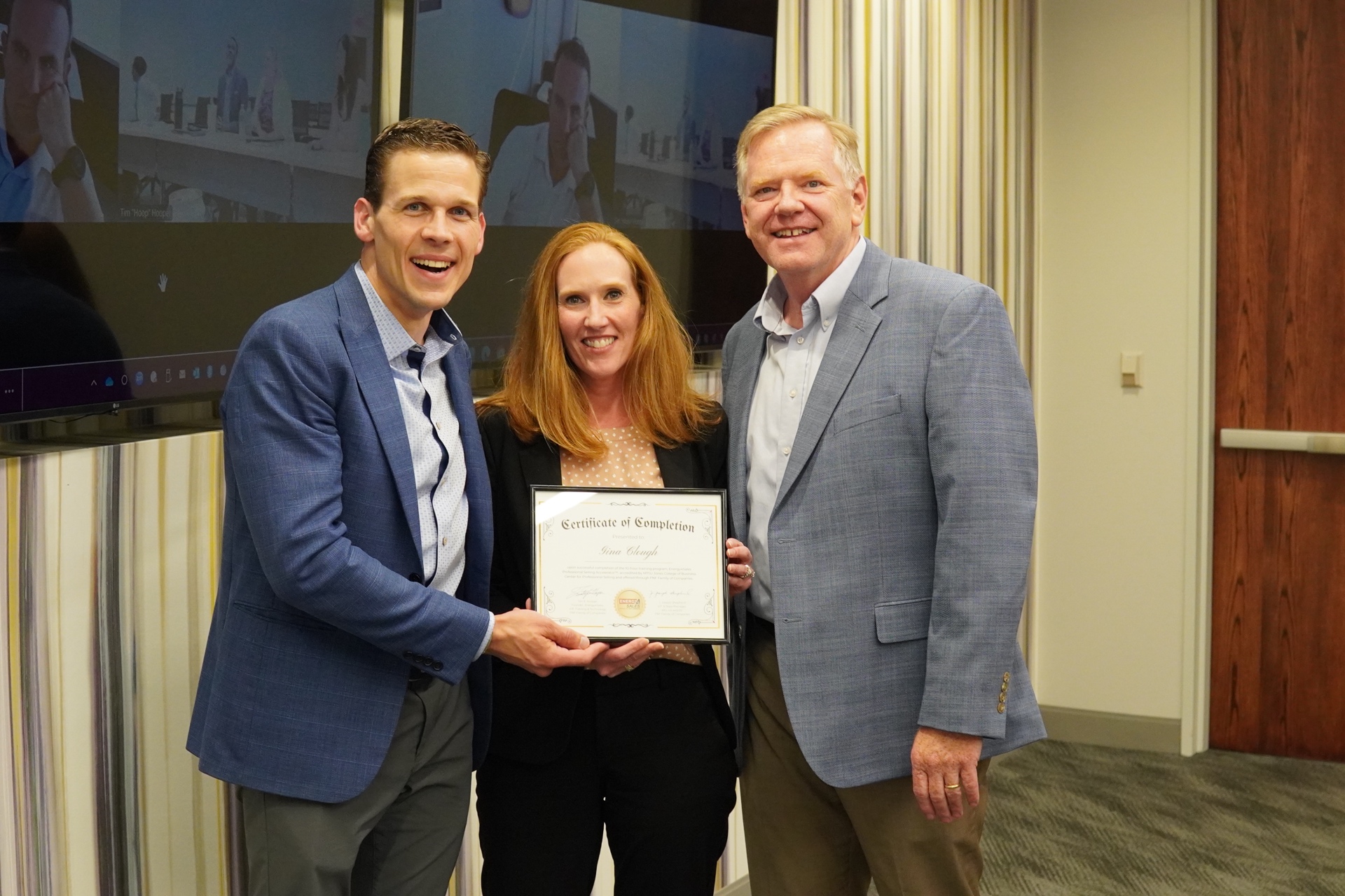 Certificate presentation