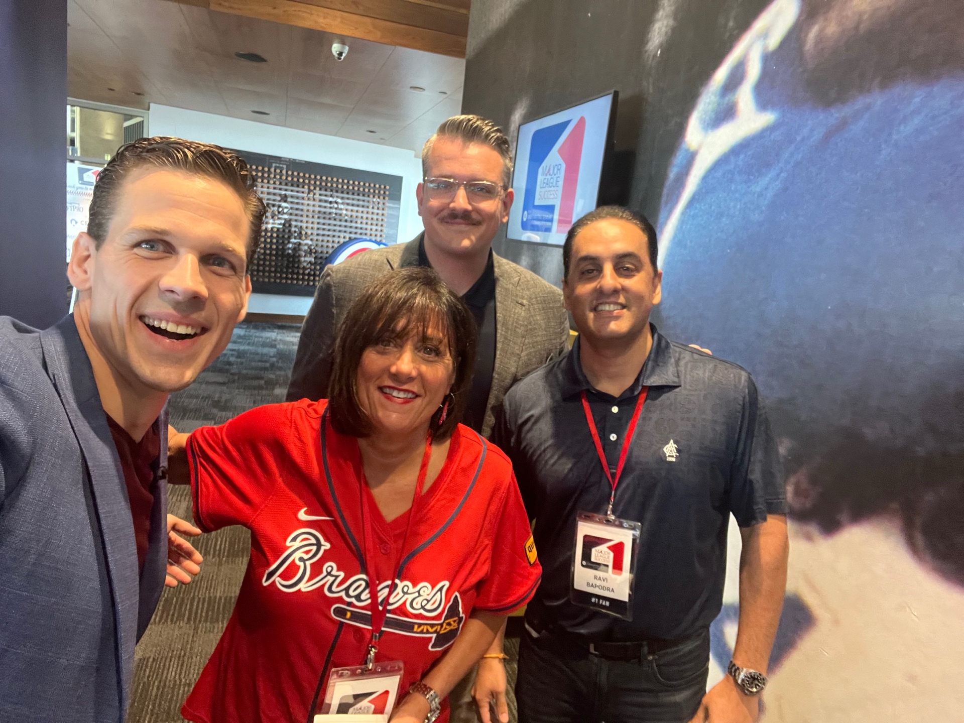 Group photo at event